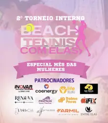 2º TORNEIO INTERNO BEACH TENNIS COM ELAS 