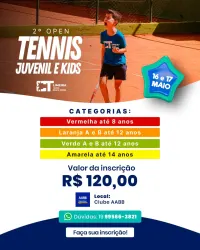 2° OPEN TENIS KIDS CT LIMEIRA E AABB LIMEIRA  - Verde B