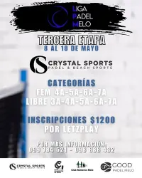 Liga Padel Melo 2026 - Fecha 3 - 4ª LIbre