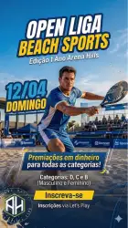 Open Liga Beach - 1 ano de Arena Hills - DUPLA FEMININA C