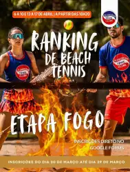 RANKING BEACH TENNIS 2026 - MASCULINO INTERMEDIÁRIO
