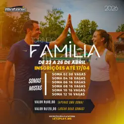 TORNEIO FAMILIA BIOTENIS 2026 - SOMA 06