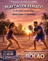 Playzão de Feriado 21 de Abril - Arena Paineiras (campinas) - Masculino ADAMANTIUM (PRO)