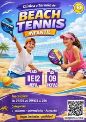 Clínica de Beach Tennis (Infantil) - Torneio - Intermediário Infantil