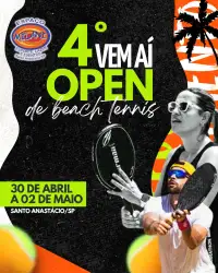 4º OPEN Beach Tenis Espaço Milani - Masculino B SIMPLES 30/04 após 19:00