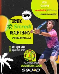 TORNEIO BEACH TENNIS SQU4D - 1ª ETAPA RANKING SICREDI 2026 - CATEGORIA C - MASCULINO