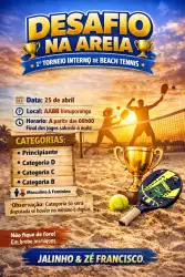 1 Torneio Interno"Desafio na Areia" alunos Jalinho e Zé Francisco - DUPLA FEMININA C
