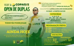 COPA NORTE NORDESTE DE BEACH TENNIS 2026 - SUBS - Dupla Masculina Sub 16