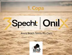 1ª Copa 𝟑𝐒𝐩𝐞𝐜𝐡𝐭/𝐎𝐧𝐢𝐥𝐗 Arena Beach Tennis Rio Claro - Mista 𝐎𝐏𝐄𝐍