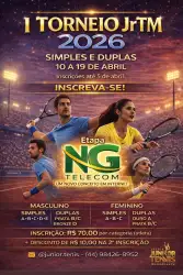 I TORNEIO JRTM 2026 - Etapa NG TELECOM  - Dupla Feminina Ouro 