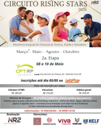 CIRCUITO RISING STARS 2ª ETAPA - CFTRP - BOLA VERDE - INICIANTE