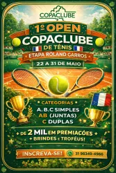 1º Copa DNA MENEGUCCI de Tênis 