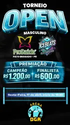 TORNEIO MASCULINO OPEN PRO SAUDE PB - ICE BEATS GELOS  - DUPLA MASCULINA OPEN