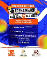 1º Torneio 48 Arena Beach Old West & Empório Dona Maria  - DUPLA MISTA D/C
