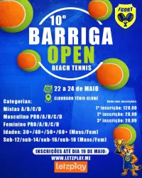 10° BARRIGA OPEN DE BEACH TENNIS 2026 - MASCULINA B