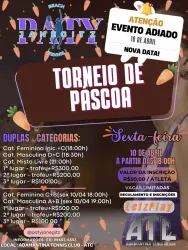 Torneio de Páscoa by Paty Janegitz Beach Tennis  - FEMININA INIC.+D (SEX 18:00H)