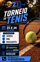 Torneio Z11 de Tênis  - 40MA