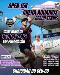 OPEN 15K DE BEACH TENNIS ARENA AQUARIUS - MISTA B