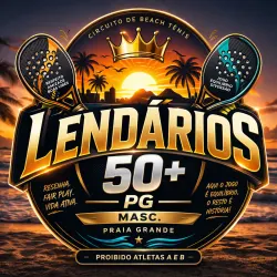 TRASMONTANO OPEN- PÁSCOA SOLIDÁRIA- LIGA PRAIAGRANDENSE BT (LIGA PGBT) - LENDÁRIOS 50+ PG MASC. Proibido Cat. A e B, + equilibrada + diversão + integração