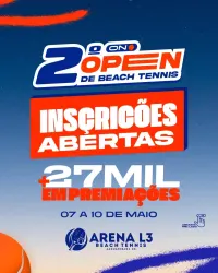 II OPEN ARENA L3 - JAGUARIBARA/CE - Dupla Mista - INICIANTE (Aberta)