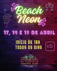 1º Torneio Neon Beach Coutry Club  - Feminina Amador