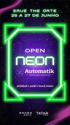 Open Neon Automatik- beach tennis   - Feminina D