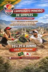 FMBT 400 - Campeonato Mineiro de Simples  - Simples Masculina Open