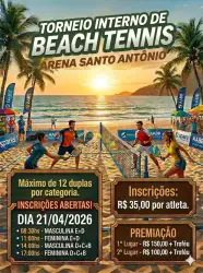 TORNEIO INTERNO BT - FERIADO DE TIRADENTES 21/04/2026 - DUPLA MASCULINA C - (D+C / D+B / C+C / C+B)