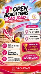 1º OPEN SÃO JOÃO DE BEACH TENIS