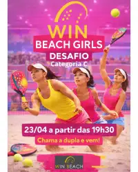Desafios WinBeach Girls - Abril/2026 - DUPLA FEMININA C
