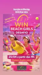 Desafios WinBeach Girls - Abril/2026 - DUPLA FEMININA D