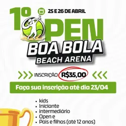 1º OPEN BOA BOLA BEACH ARENA - Mista INTERMEDIÁRIA