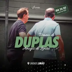 6º Torneio de Duplas - Amigos da Limão - 3. Categoria - Livre Intermediária