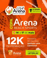 COPA ARENA BEACH SPORTS DE BEACH TENNIS (LIGA ABS- ETAPA 2) - DUPLA FEMININA C