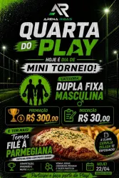 Quarta Do Play “Arena Ribas” - DUPLA MASCULINA D + C 