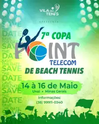 7ª Copa Point Telecom de Beach Tennis - 2º Lote - Adulto