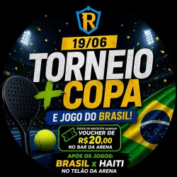 SUPER 24 MASC. "open" BY RUBINOT - COPA DO MUNDO BRASIL X HAITI - Categoria Única Masculino