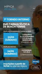 1º Torneio Interno EMS Farmacêutica de Beach Tennis - Feminino B