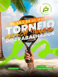 Torneio Dia do Trabalhador - Esquenta para 2° Etapa Liga Oeste - Dupla Mista - D/E Nesta categoria será levado em conta atletas na considerados E.