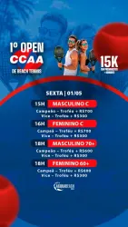 1º OPEN CCAA DE  BEACH TENNIS - Masculina C
