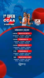 1º OPEN CCAA DE  BEACH TENNIS - Masculina B