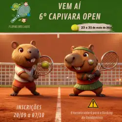 6º CAPIVARA OPEN FLORAIS DOS LAGOS