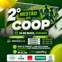 2º MISTÃO DO COOP - MISTA C Domigo 11:00