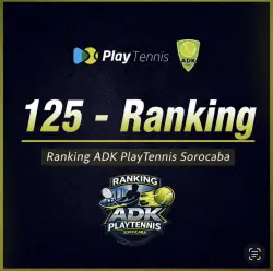 Ranking 125 ADK Playtennis Sorocaba 2026