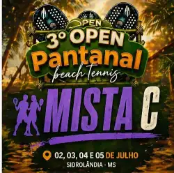  3º OPEN PANTANAL – EDIÇÃO INVERNO  - DUPLA MISTA C