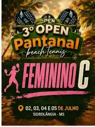  3º OPEN PANTANAL – EDIÇÃO INVERNO  - DUPLA FEMININA C