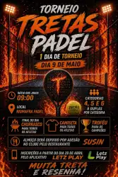 1º TORNEIO TRETAS PADEL - 4ª Masculina