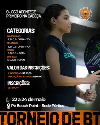 8º Open de Beach Tennis do Pé  - Duplas - Masculino C