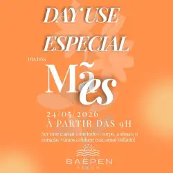 DAY USE ESPECIAL - MÃE E FILHO NA AREIA - Mãe e Filho(a) Adulto