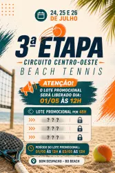  3ª Etapa Circuito Centro-Oeste de Beach Tennis - Masculina C